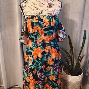 Strapless summer dress